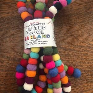 Trader Joe’s felt garland. 9ft. New